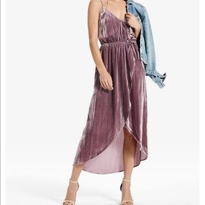 Lucky Brand 🍀 tulip dress NWT crushed velvet
